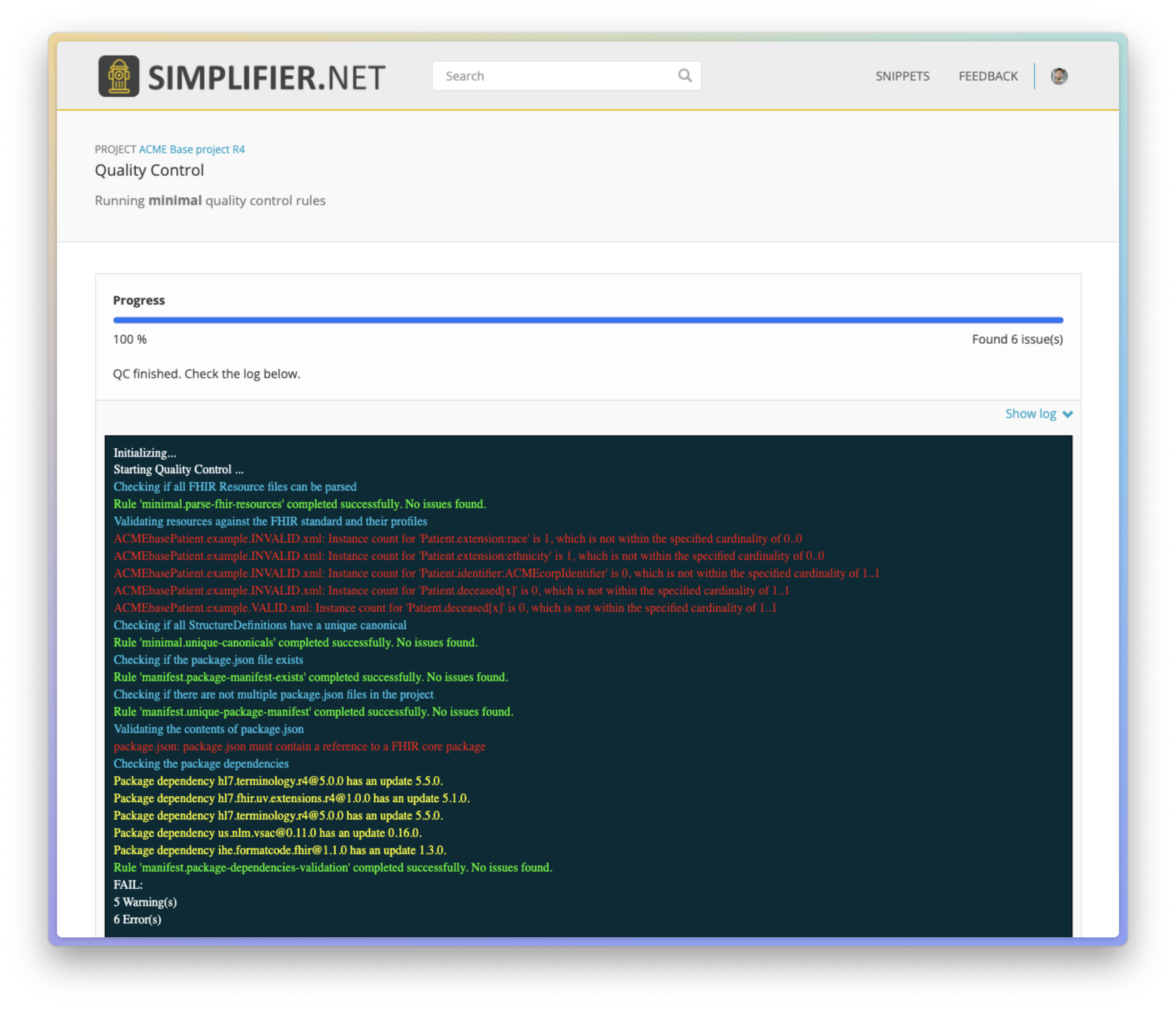 Dependency Checking